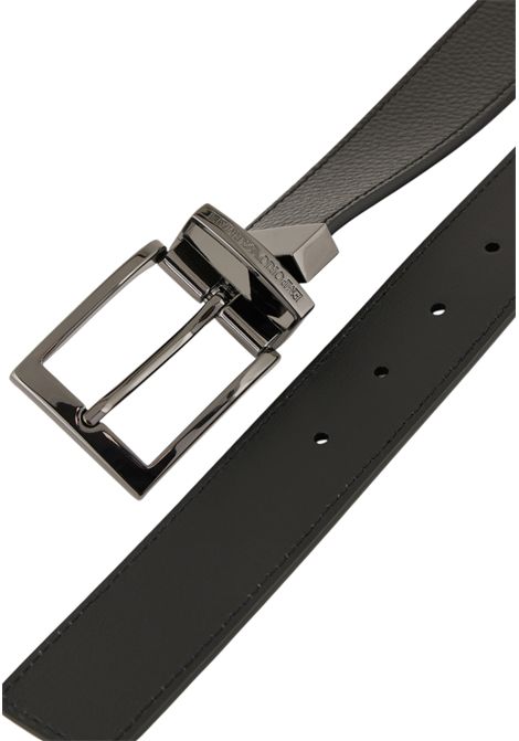 Reversible belt in palmellata print leather EMPORIO ARMANI | belts | Y4S195 YLO8J80741